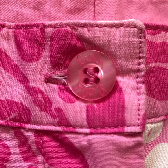 Lilly Pulitzer Pink Palm Tree Ankle Pants - Picture 5 of 6